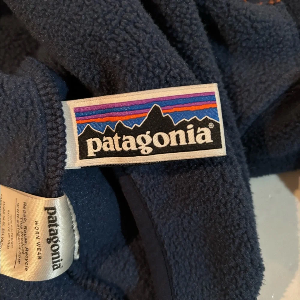 PATAGONIA Fleece Quarter Snap Girls SYNCHILLA JACKET M 10